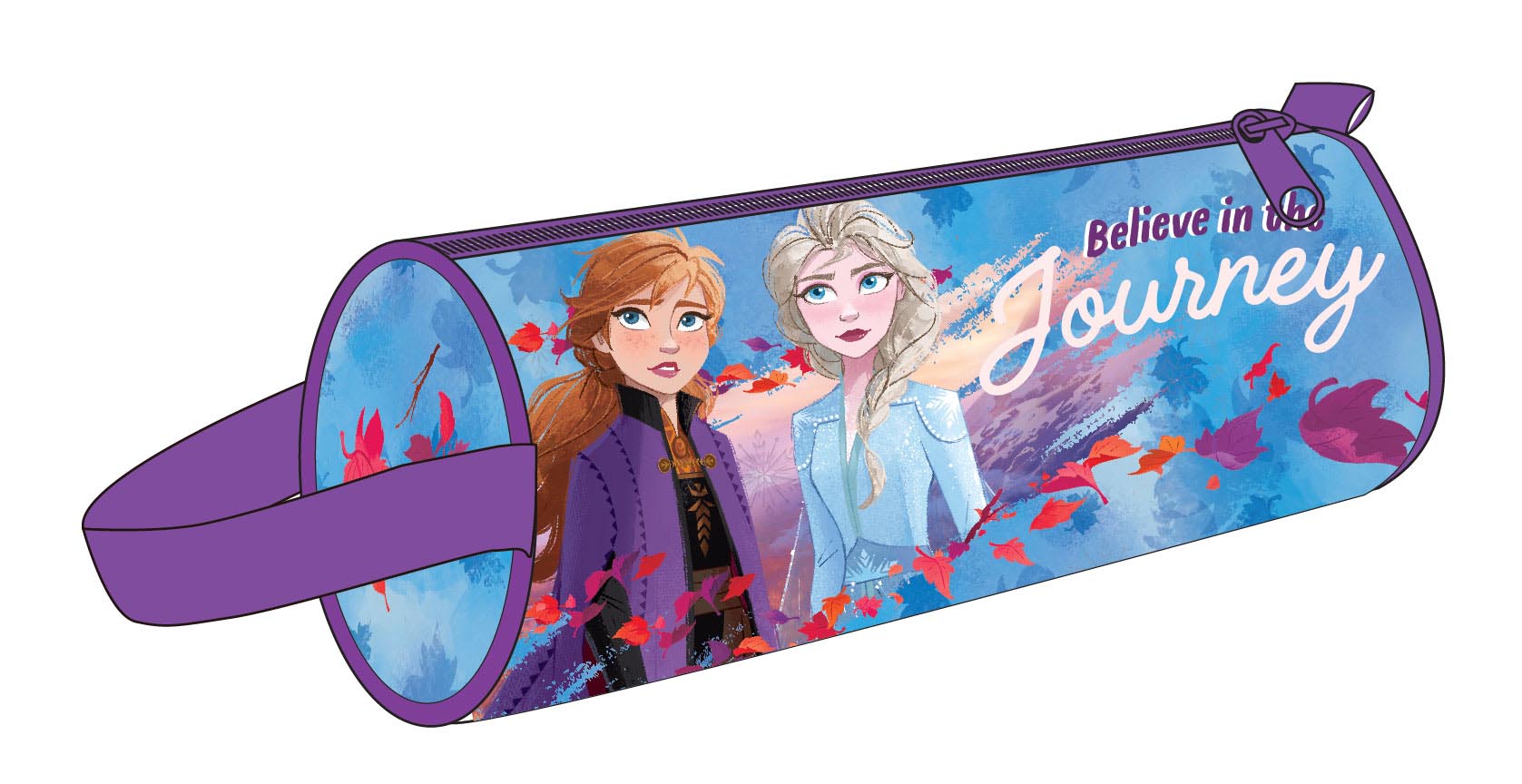 Frozen II Pennenzak Rond 20x6.5cm Assorti - Prijs per Stuk