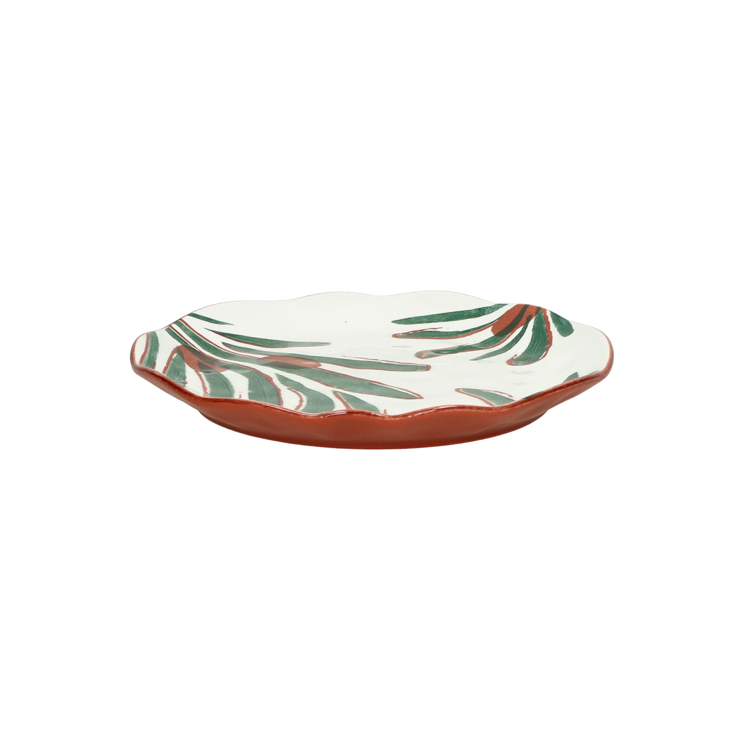Pomax Dessertbord Mykonos Groen 20.3cm - Porselein
