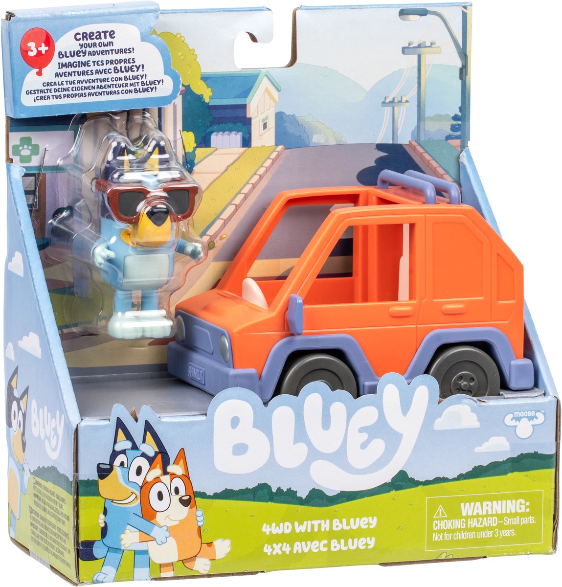 Bluey 4x4 Voertuig met Bluey figuur
