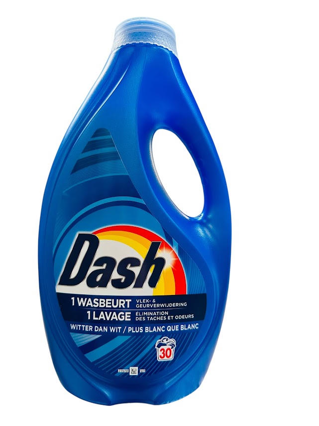 Dash Wasmiddel Vloeibaar Witter dan Wit 30 scoops - 1.35 l