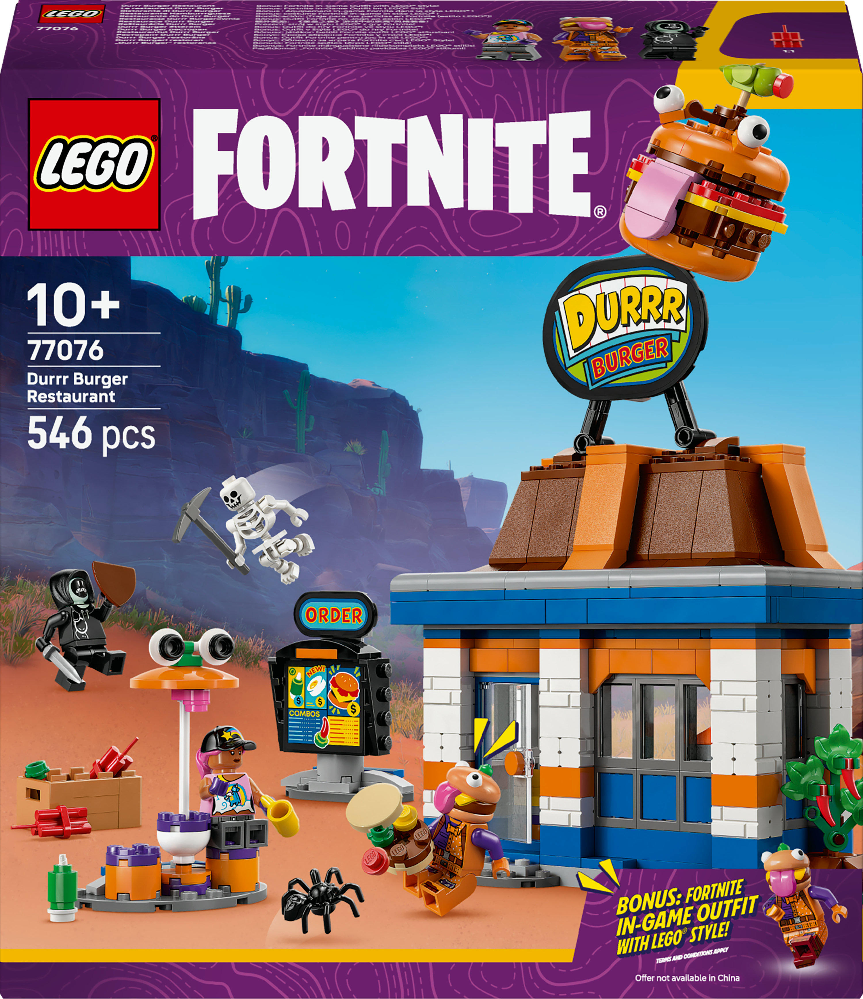 Lego Fortnite 77076 Durr Burger Restaurant