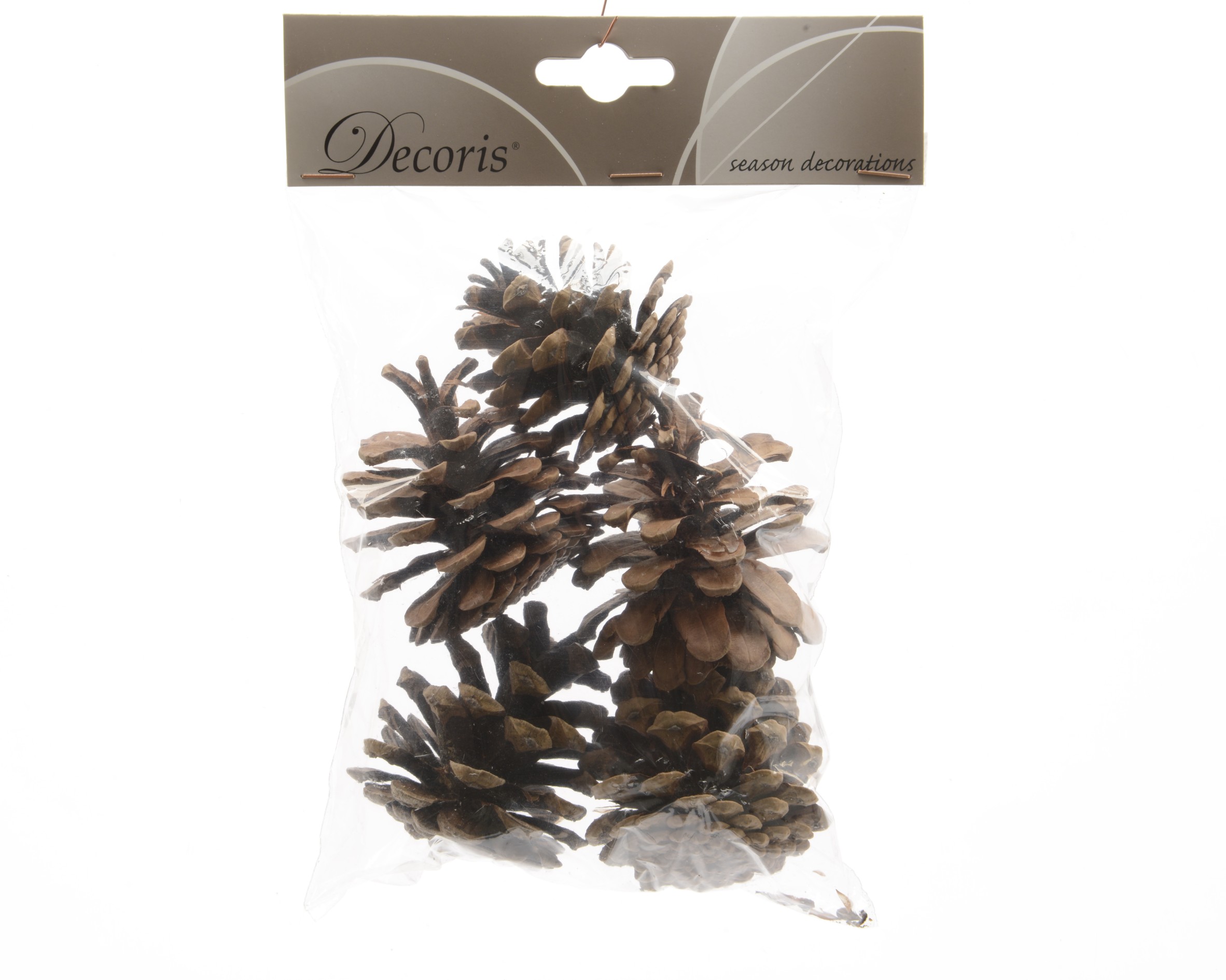 Dennenappels Naturel set 5 stuks