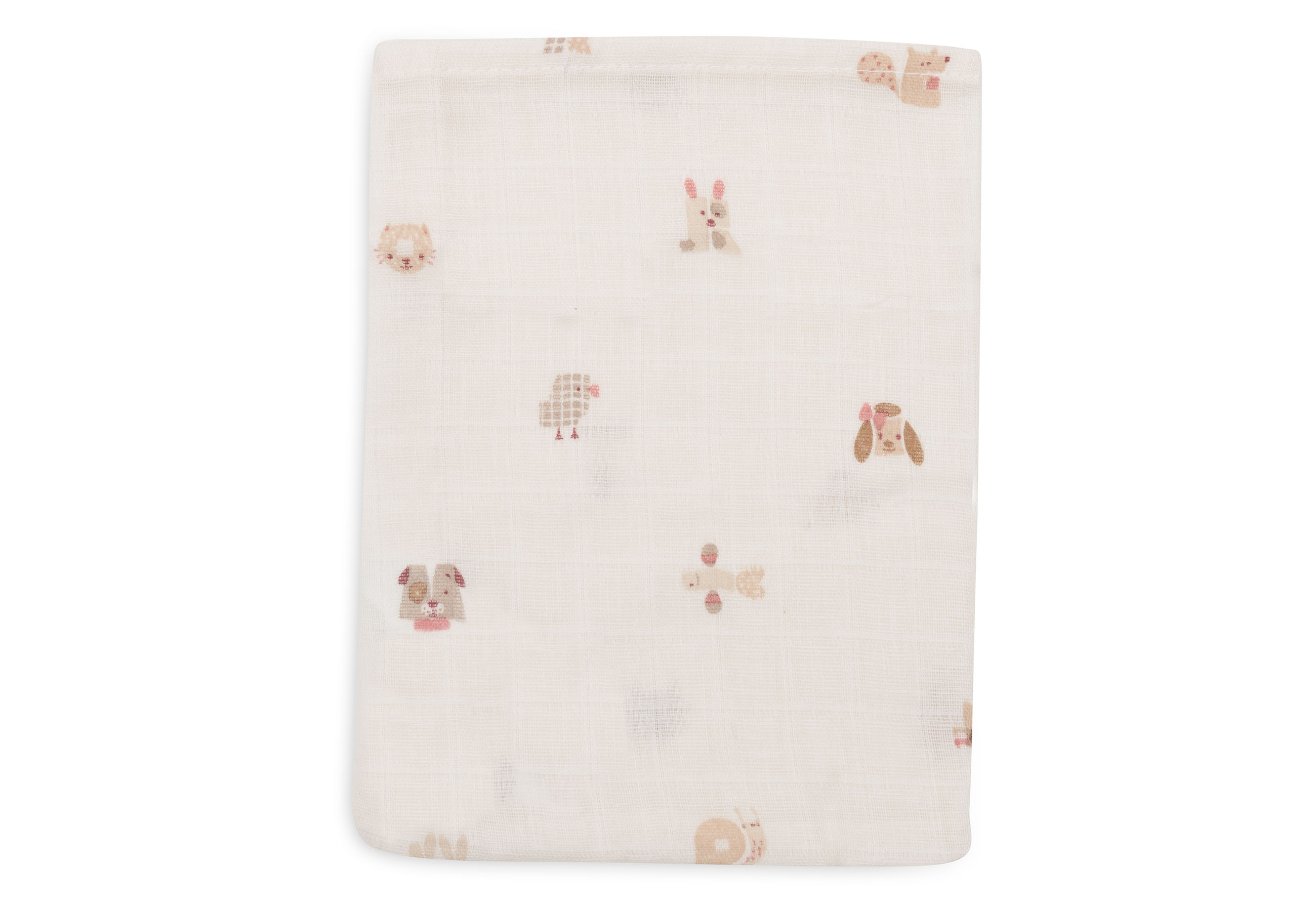 Jollein Washandje Tetra Animal Friends 15x20 cm - 3 Stuks