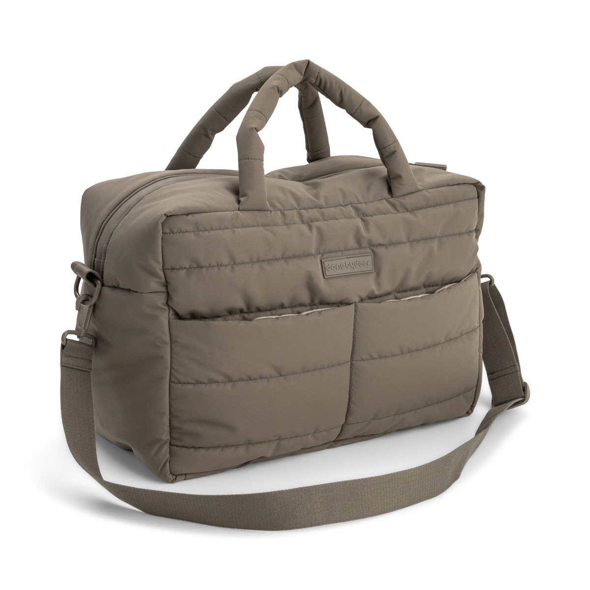 Done By Deer Luiertas Gewatteerd Taupe 41x21x29 cm