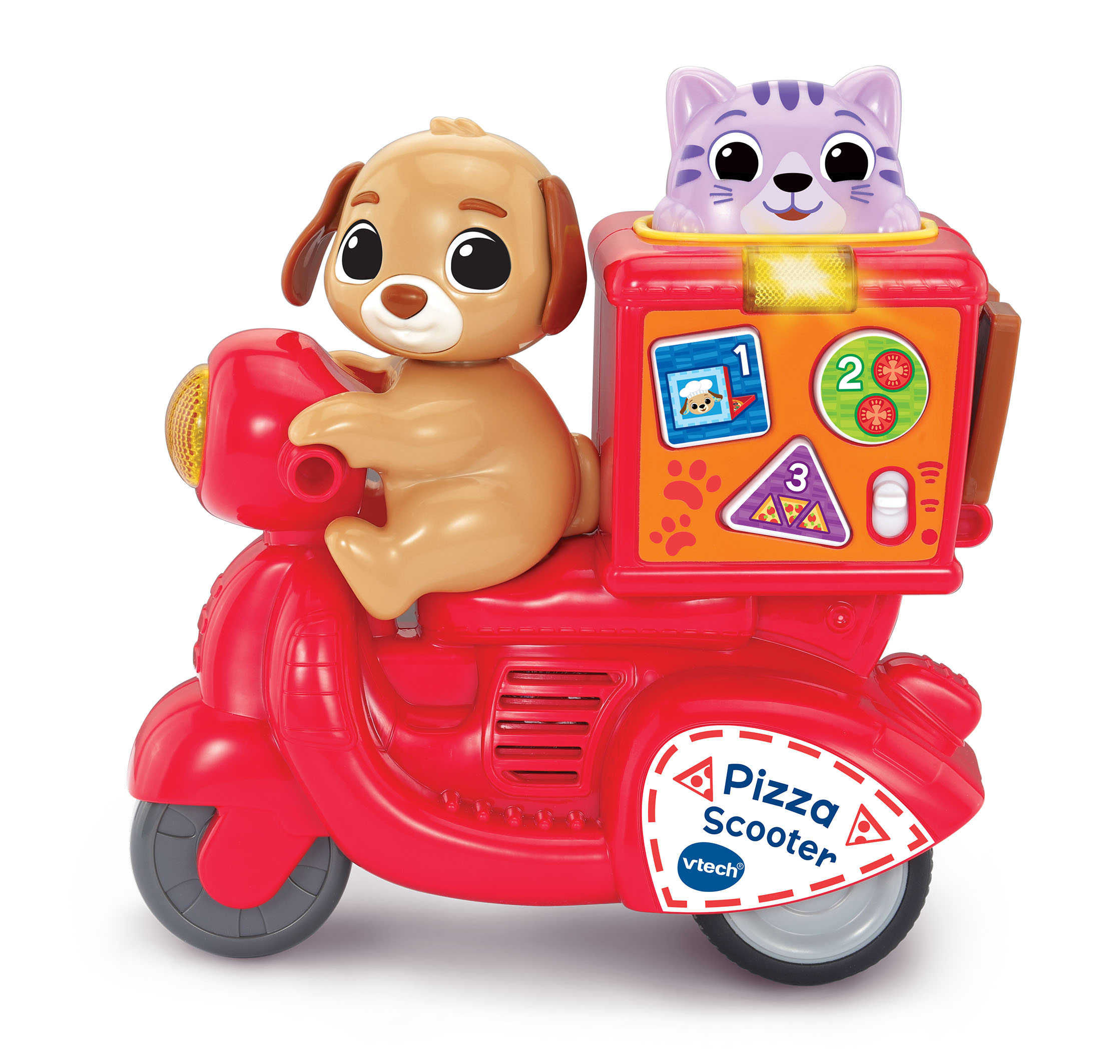 VTech Press en Go Pizza Scooter