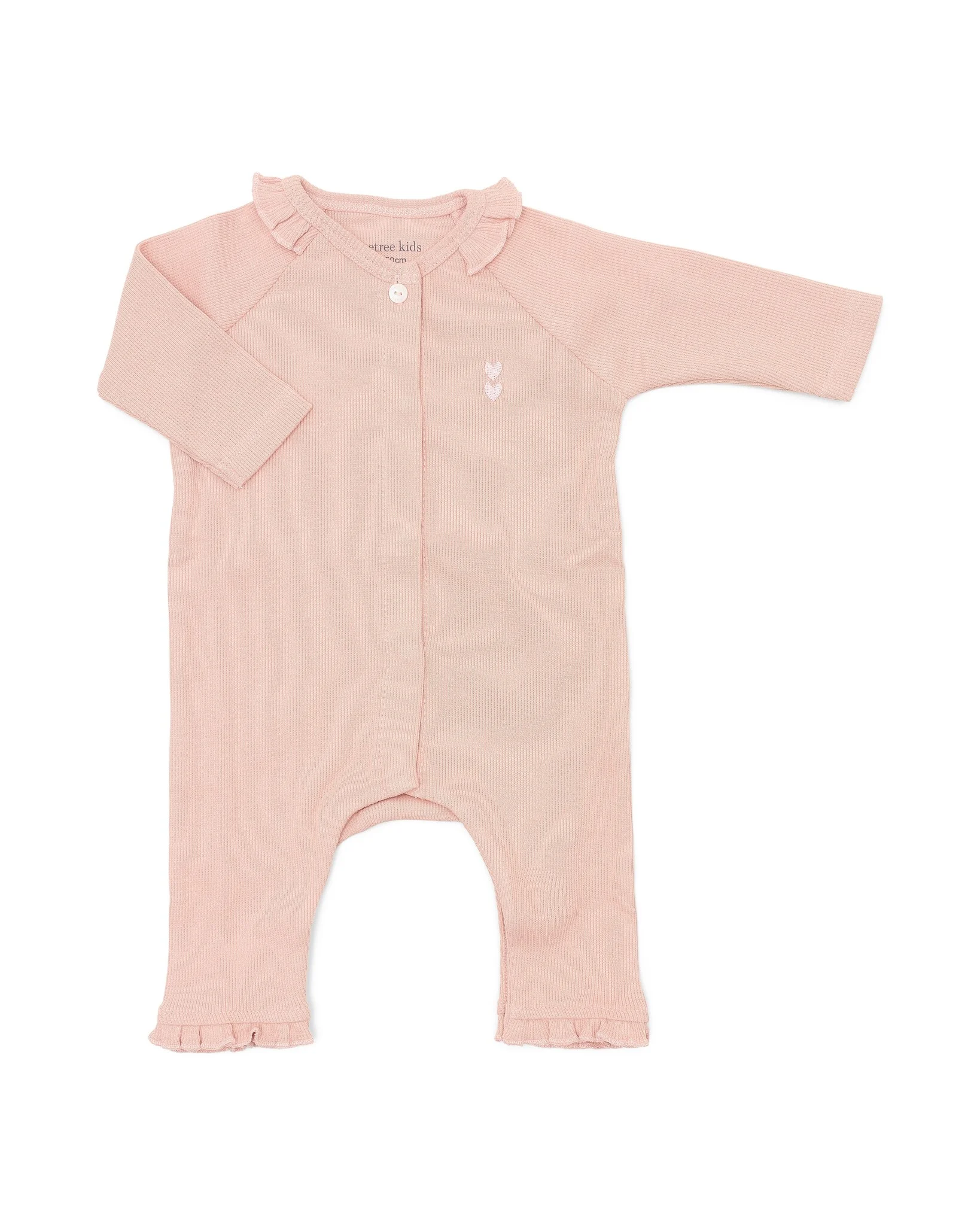 Poetree Pyjama Olivia Blush Pink Ruffles