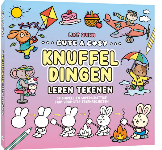 Cute & Cosy leren tekenen - Knuffeldingen