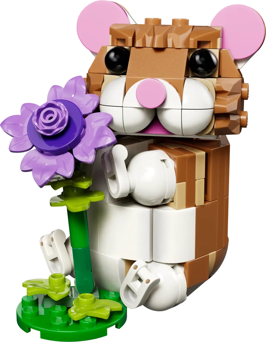 Lego Creator 31376 Schattige Hamster met Bloem