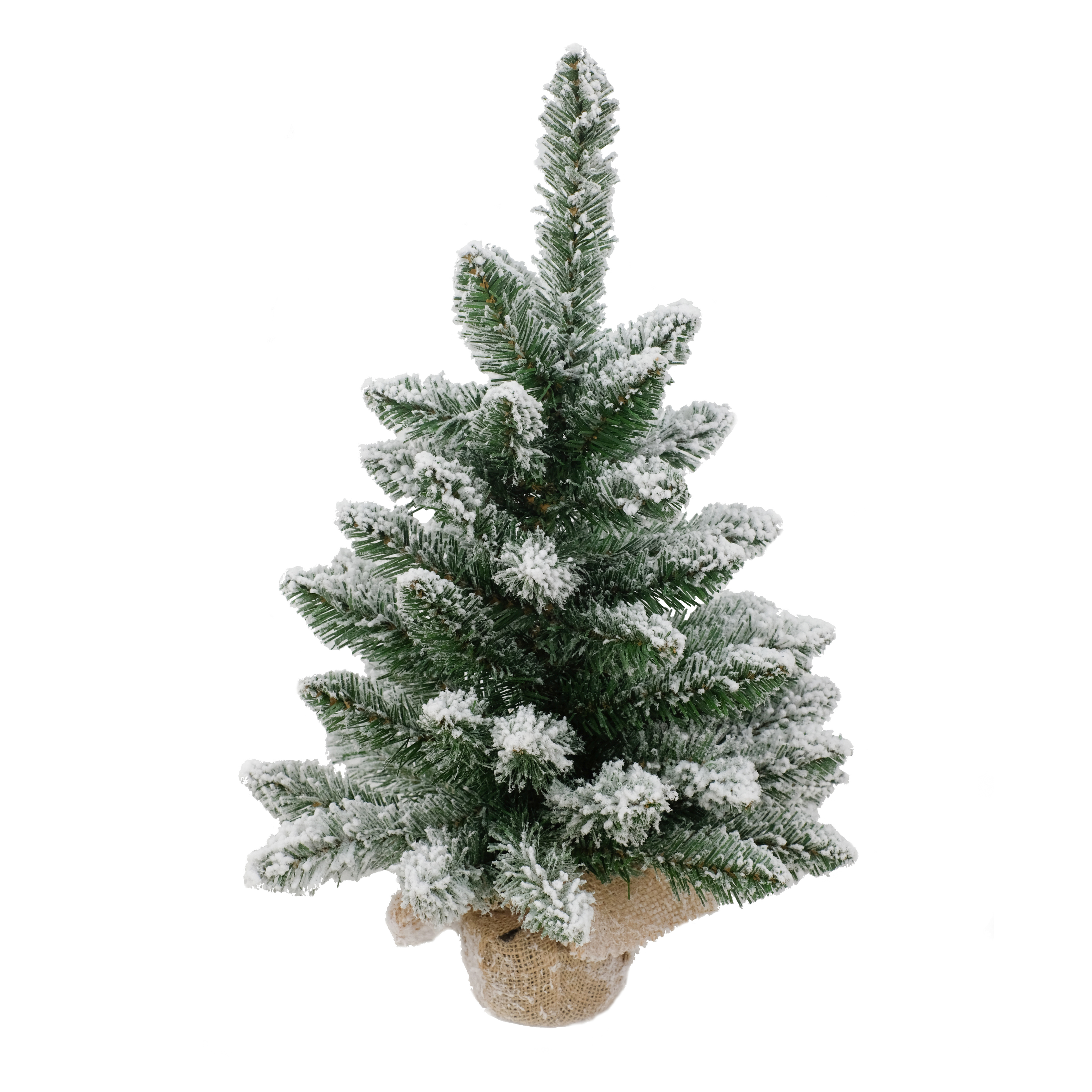 Kerstboom Whistler White Flocked 75x45 cm - 98 Tips - PVC