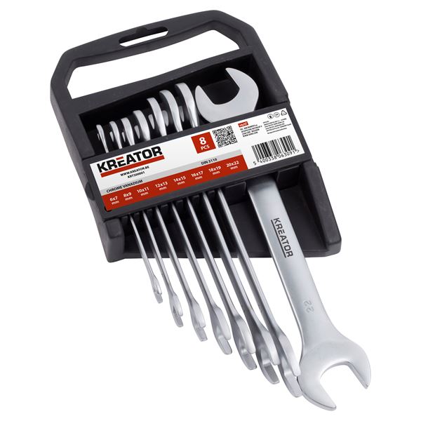 Kreator Sleutelset 6-22 mm DBL 8-delig