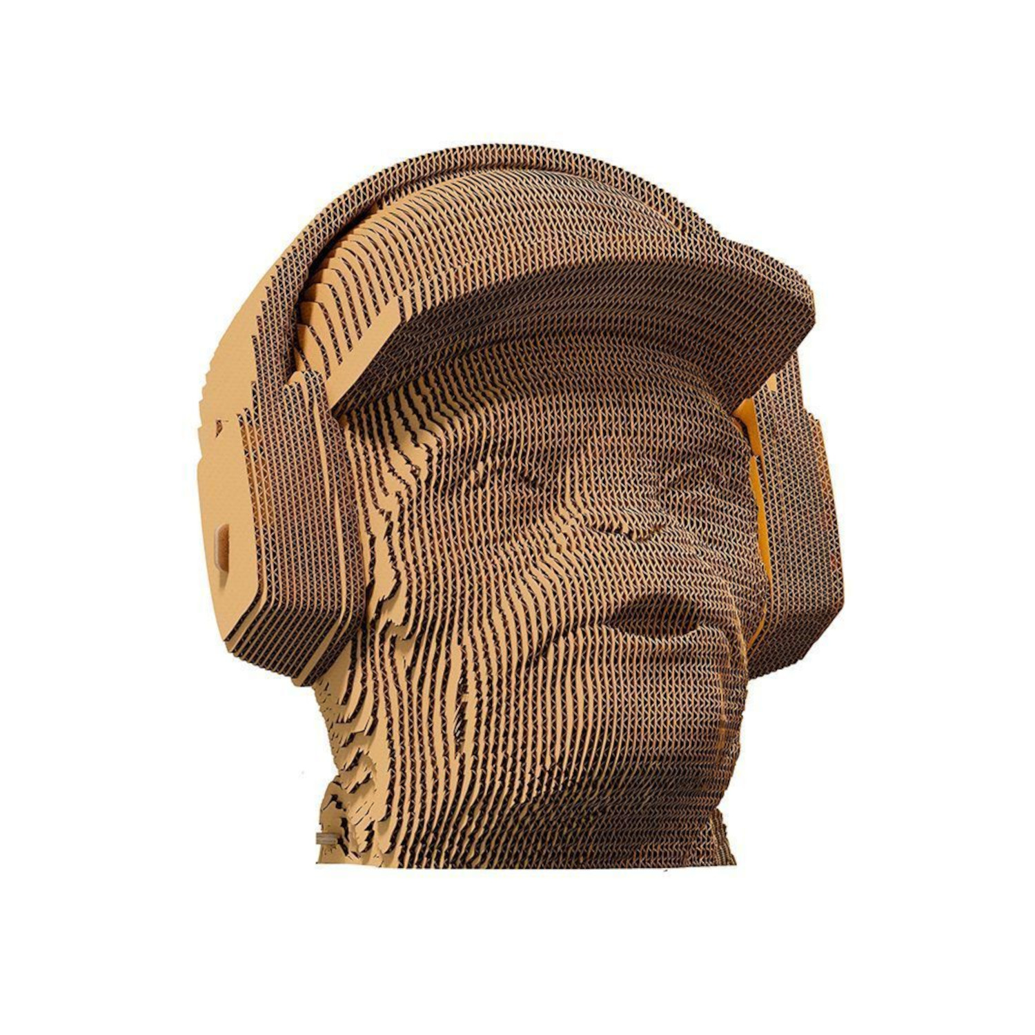 Cartonic 3D Puzzel Three Wise Monkeys Hear No Evil - Karton - 100 stuks
