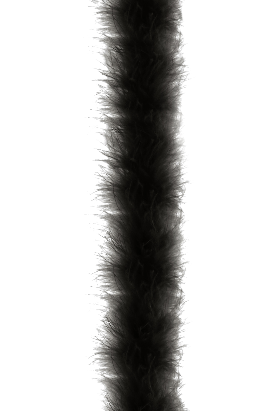 Boa Marabou Pluimen Zwart 180 cm