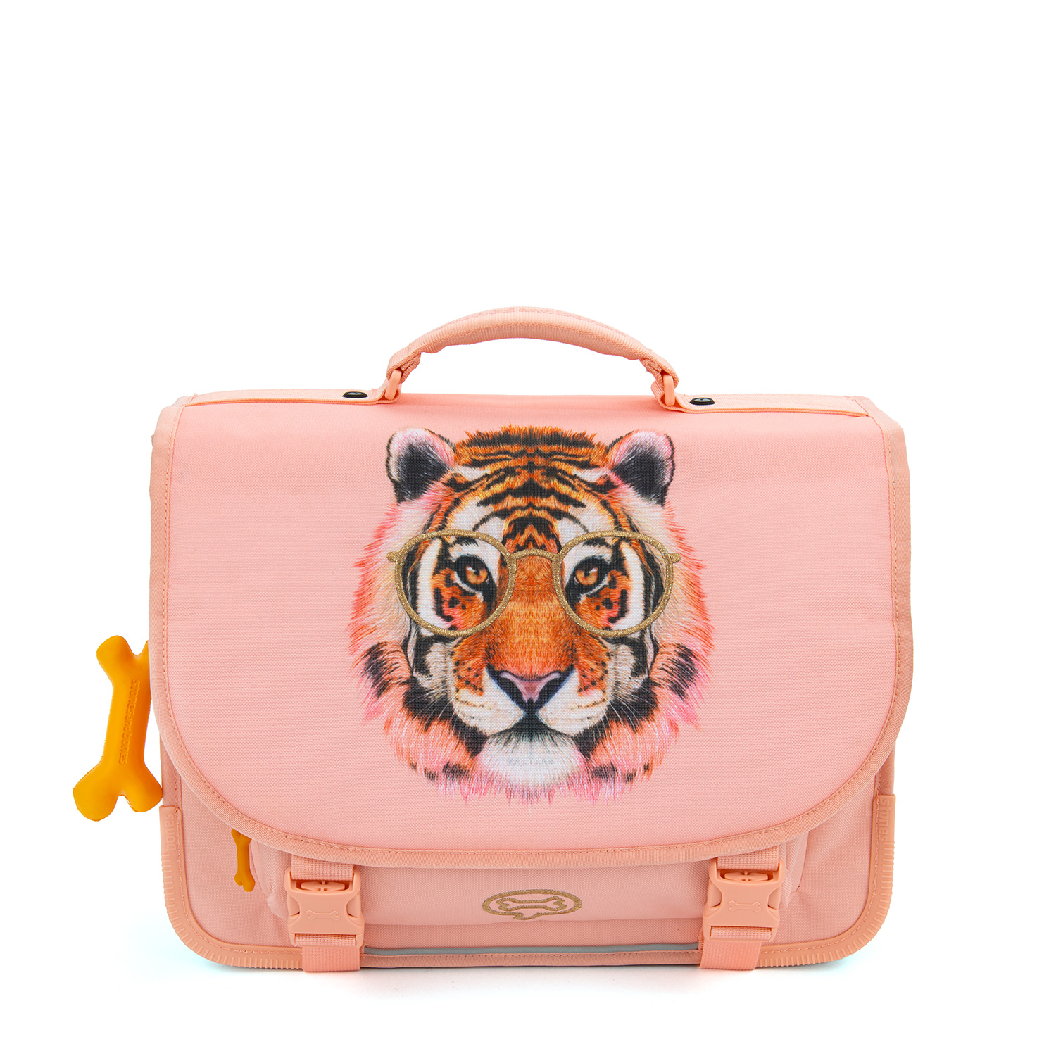 STONES and BONES Boekentas Lily PL 15 l Tiger - Blossom - 38x28x14 cm