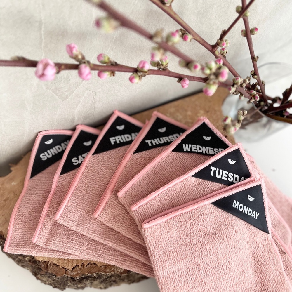 Klud Microvezel Vaatdoekjes Blossom 7 stuks