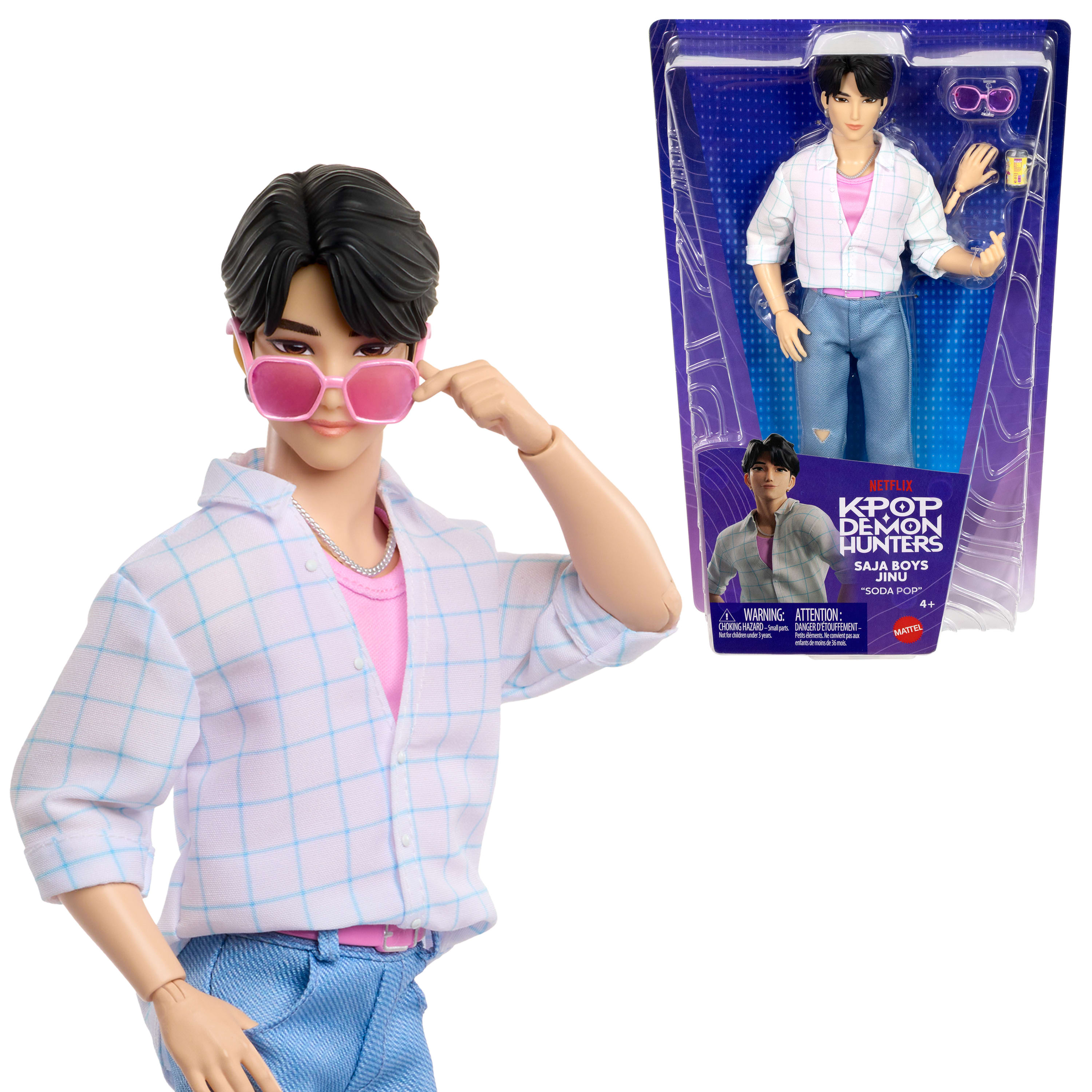 KPop Demon Hunters 30 cm Figuur - Saja Boys Jinu - Soda Pop doll