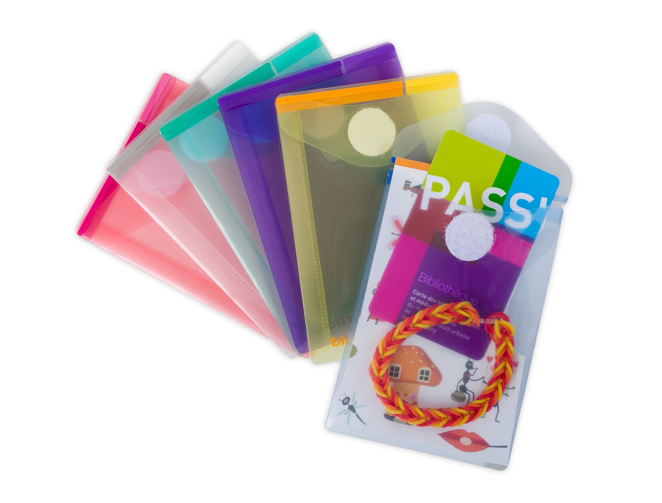 Tarifold Enveloptas A7 met Velcro Korte Zijde assorti - Prijs per Stuk