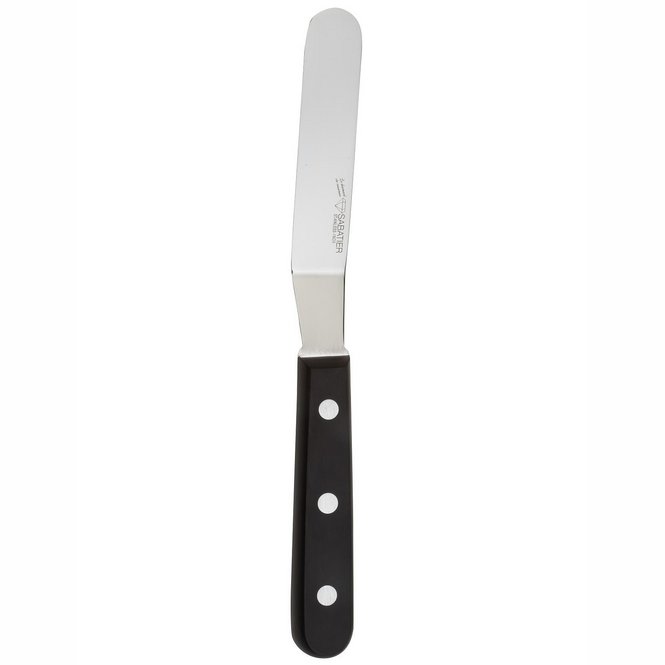 Diamant Sabatier Paletmes 12cm RVS/Zwart POM - Flexibel