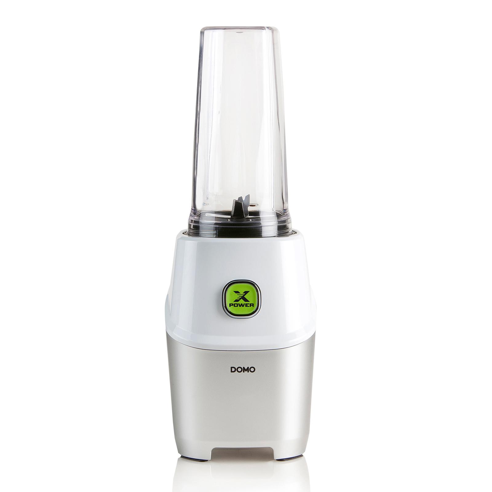 Domo DO700BL X Power Blender Zilver 900 Watt, Mixen en Blender met 3 Flessen