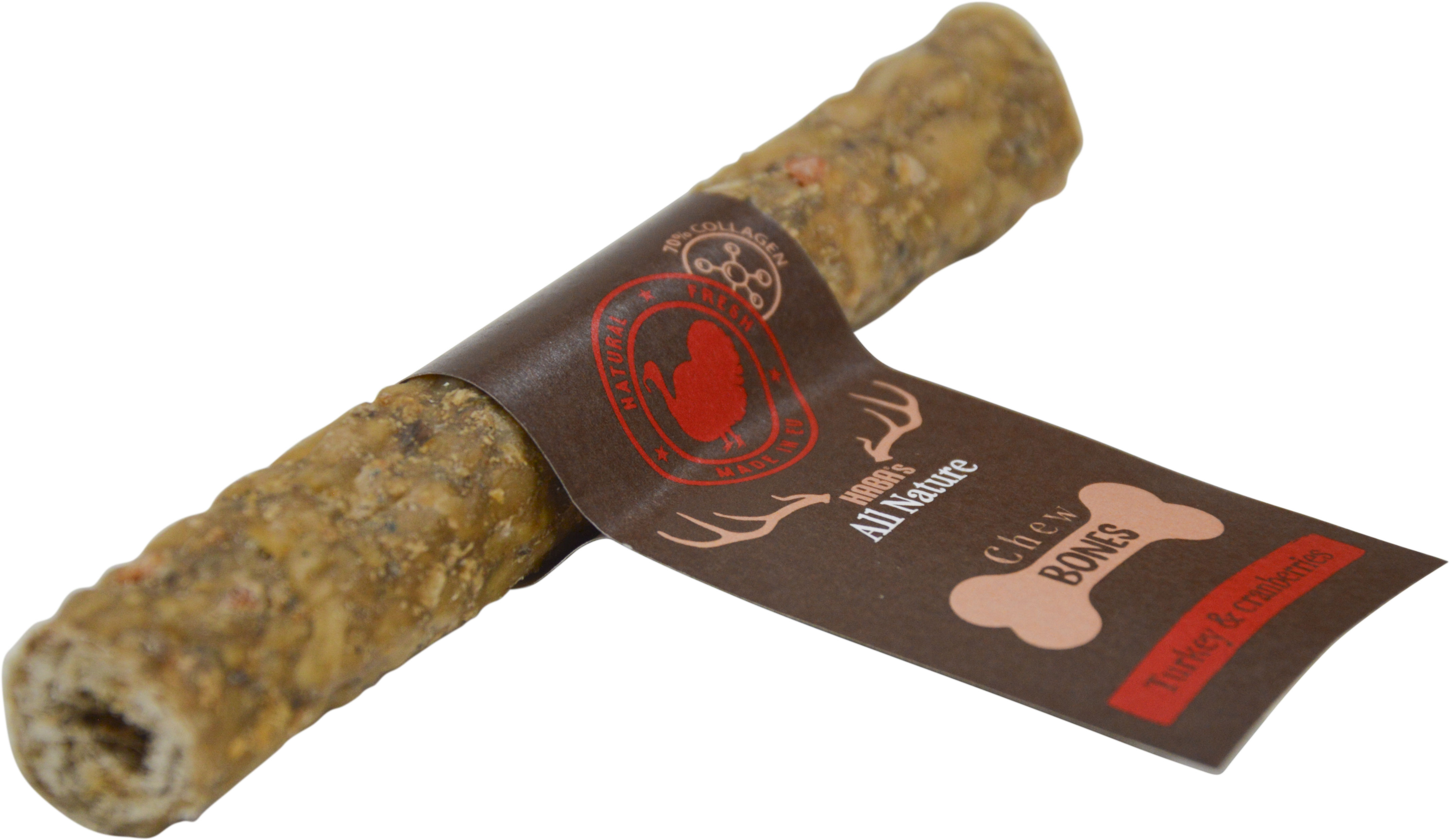 Haba's All Nature Kauwbot Kalkoen met Veenbessen 35 g