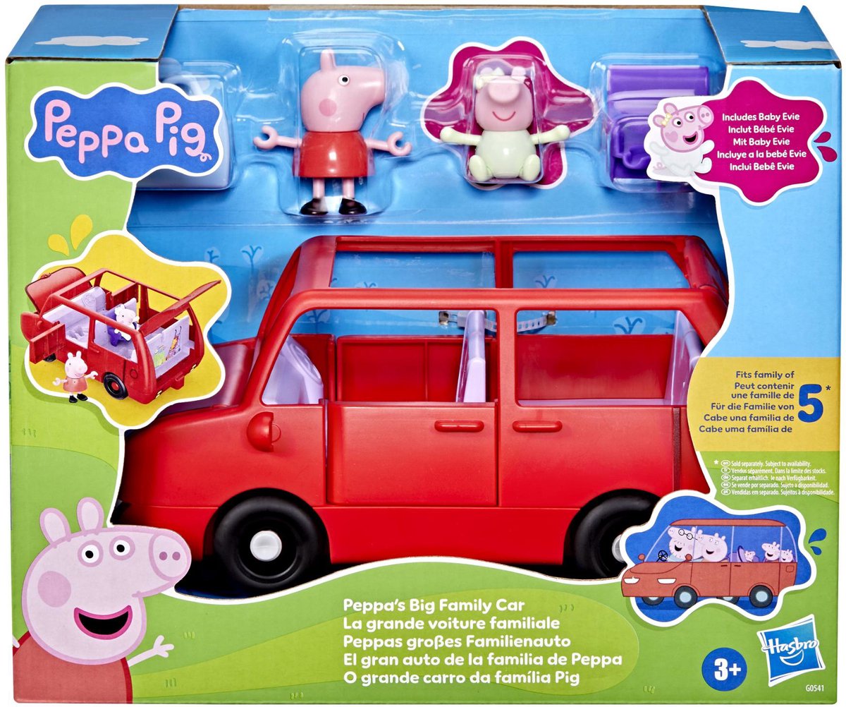 Peppa met de rode auto in hout Peppa met de rode auto in hout