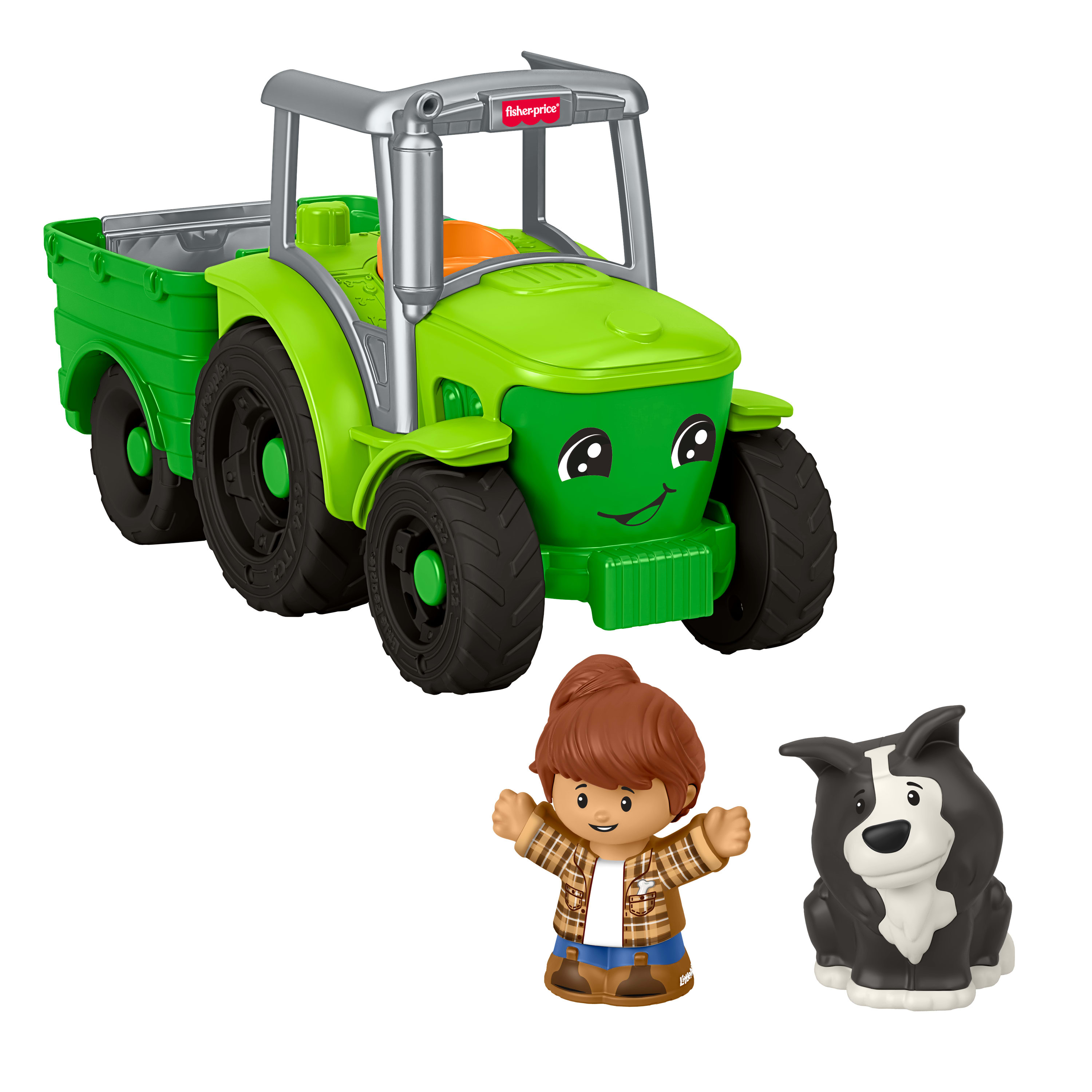 Fisher Price Little People Trakor, muziekaal met 2 fig.