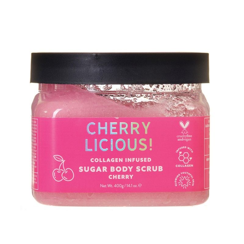 Yes Studio Body Scrub Cherry & Collagen 400g Yes Studio Body Scrub Cherry & Collagen 400g