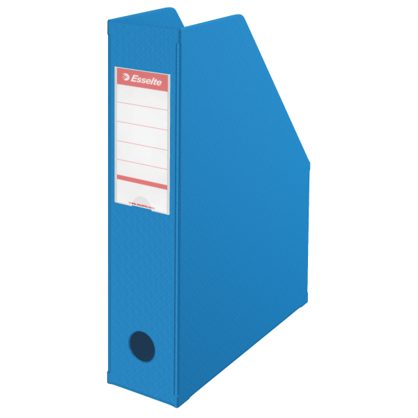 Esselte Tijdschrijftenhouder Vivida Blauw - 72x318x242 mm - Karton/PVC