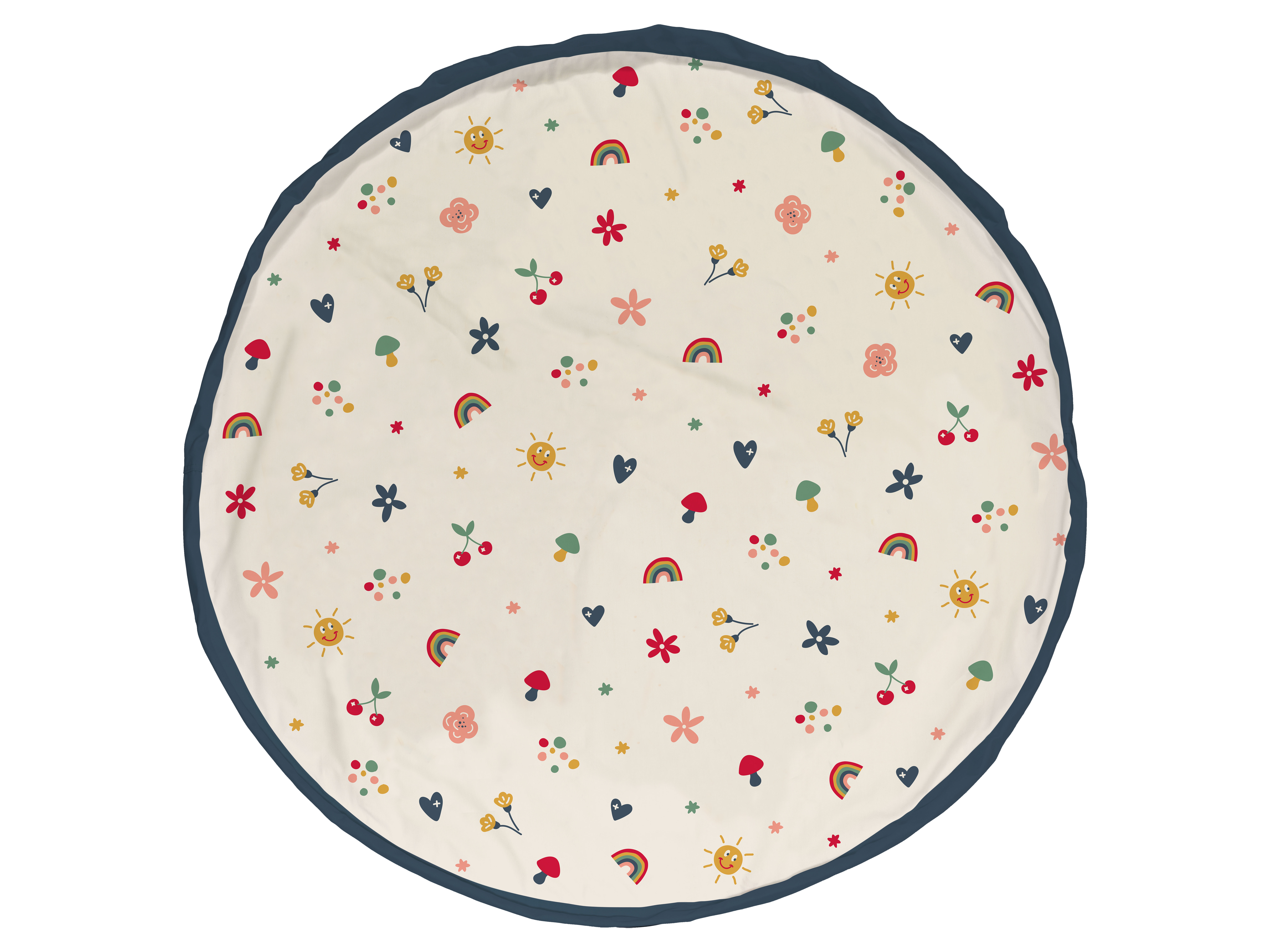 Play & Go Speelmat-Opbergzak Noomad Original Single Printed Funny Days 140 cm
