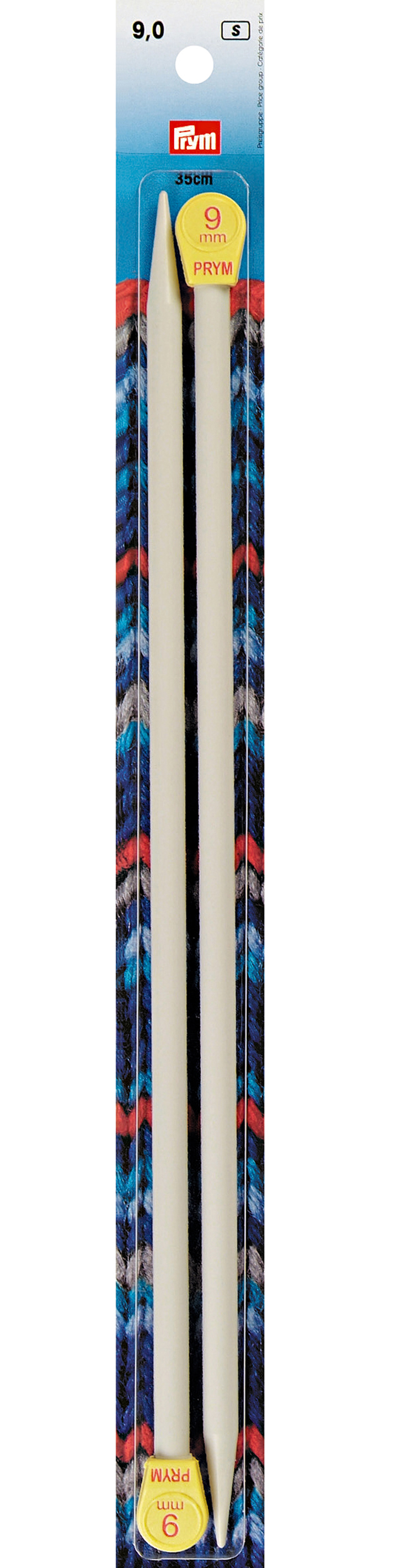 Prym Breinaald Kunststof Grijs 35cm 9,00mm 2 stuks