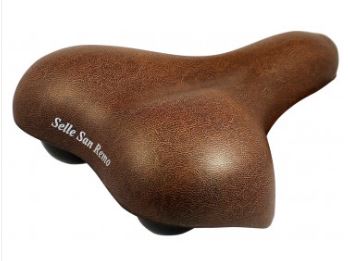 San Remo Lindau Fietszadel Unisex Bruin