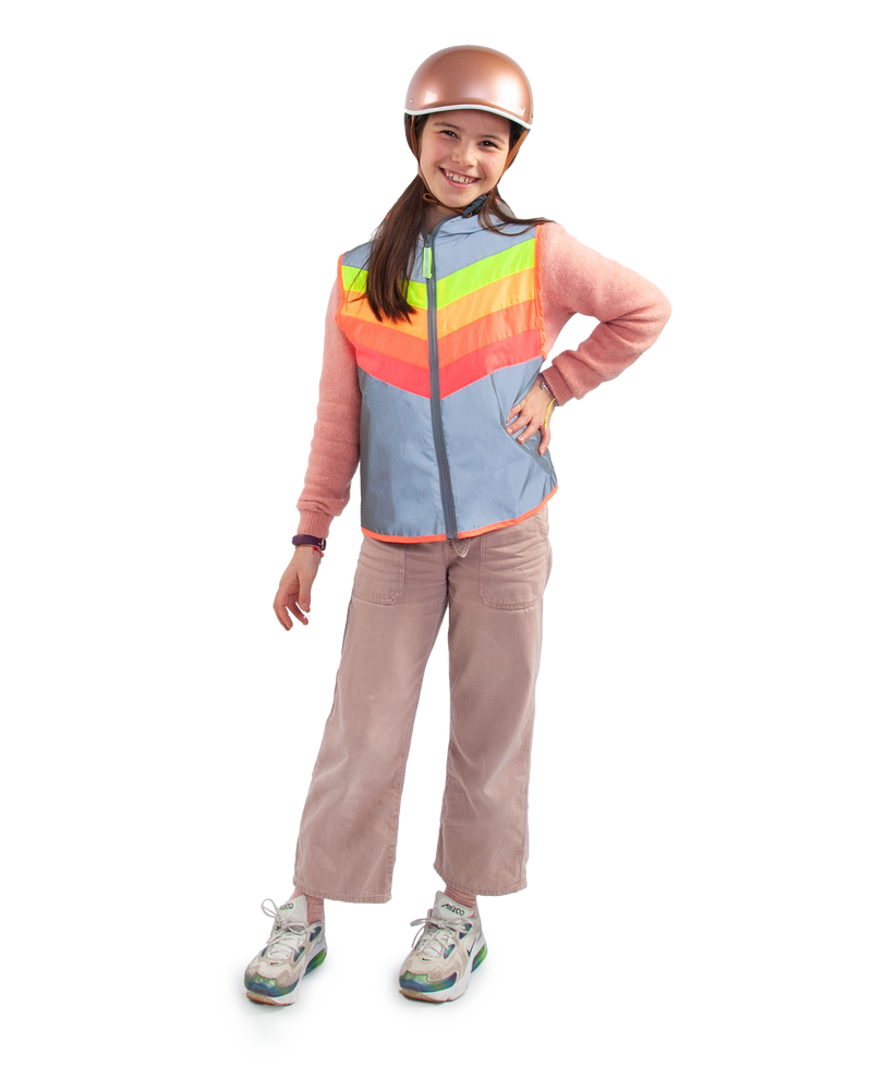 GoFluo Fluohesje Darkflow Grey Reflective - 10 jaar