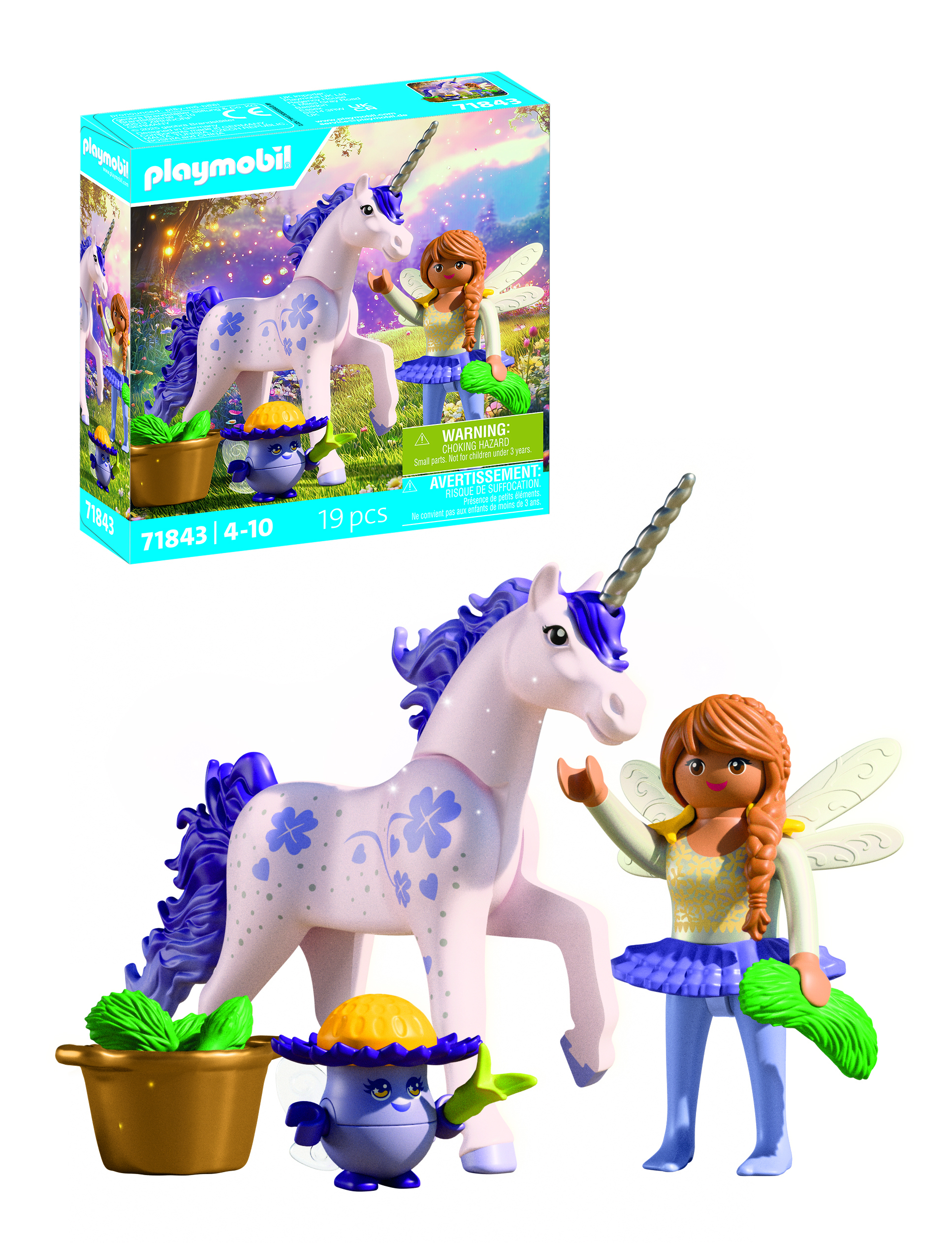 Playmobil Princess Magic 71843 Verzameleenhoorn: gelukslavendel met fee