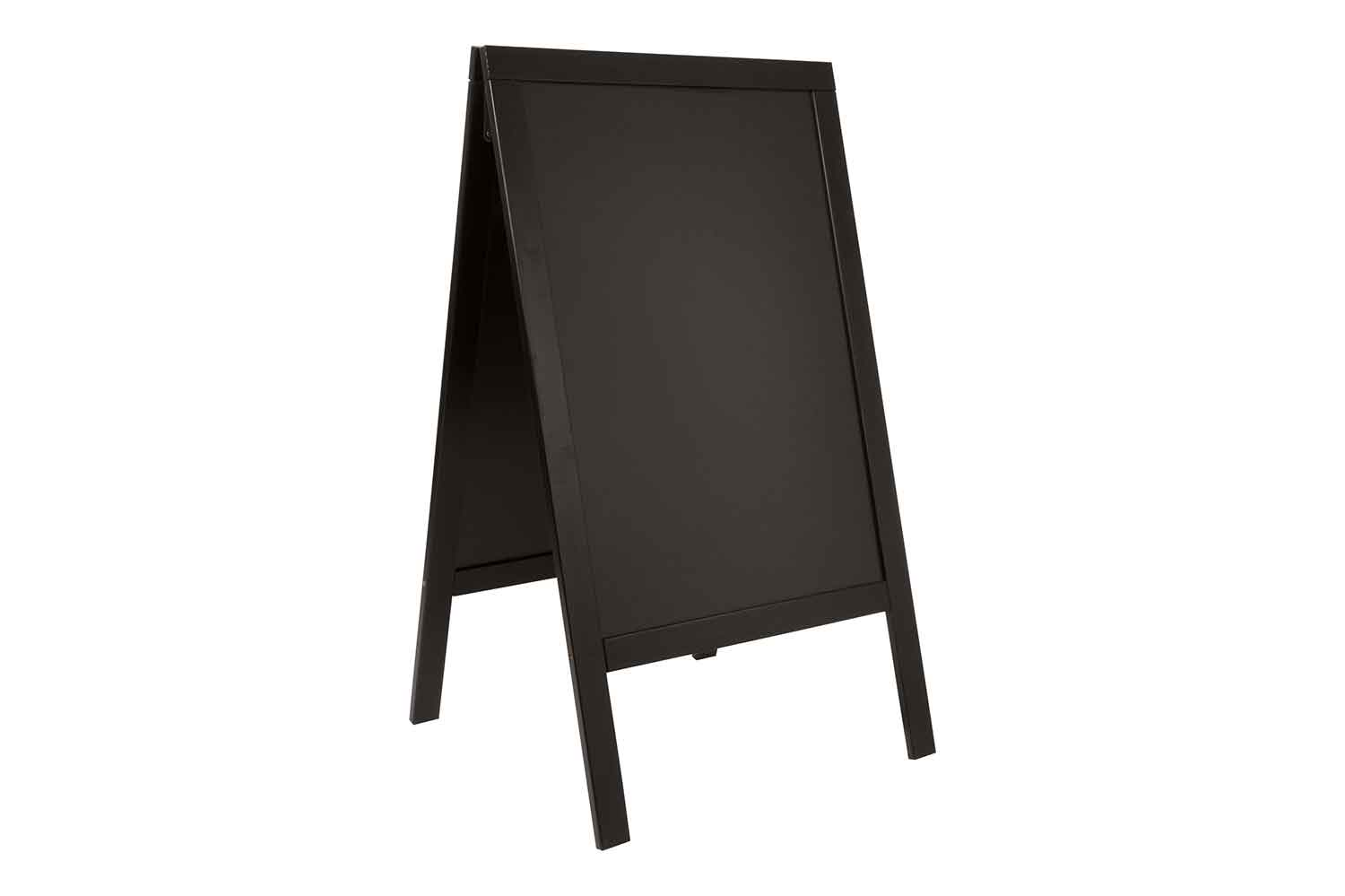 Securit Krijtbord Woody Zwart 69x56.5x125 cm