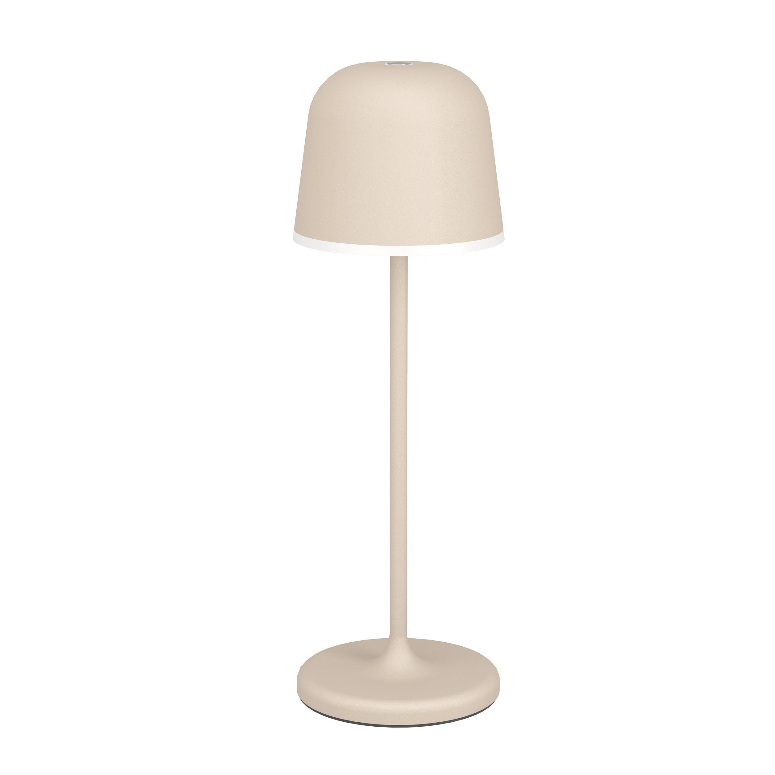 Eglo Mannera Tafellamp Zandkleur 2.2W 200lm 3000K IP54 Oplaadbaar