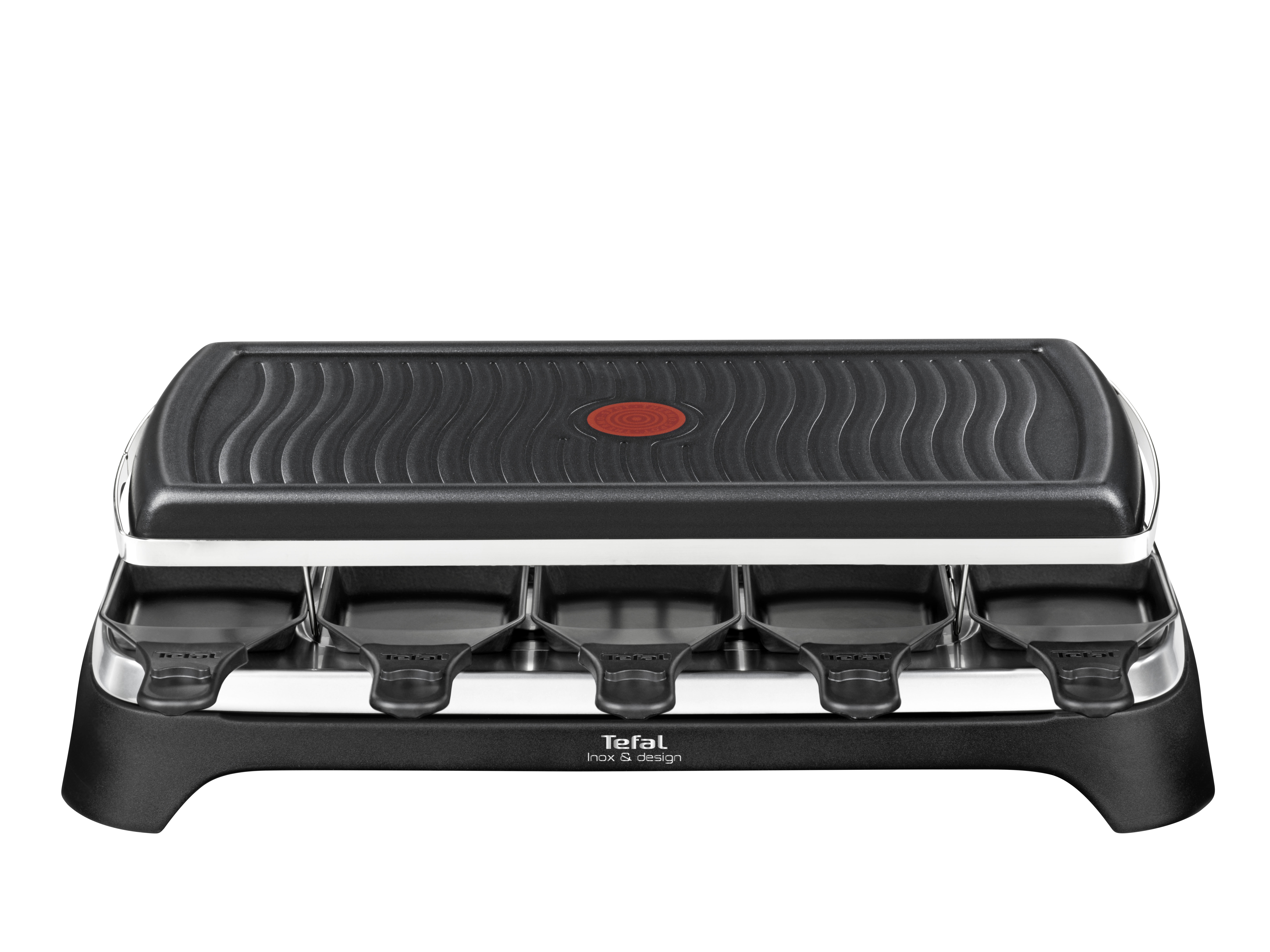 Tefal Raclette-Grill RE4588 Ambiance 1350 Watt,  10 pannetjes gourmet, Thermo-Spot