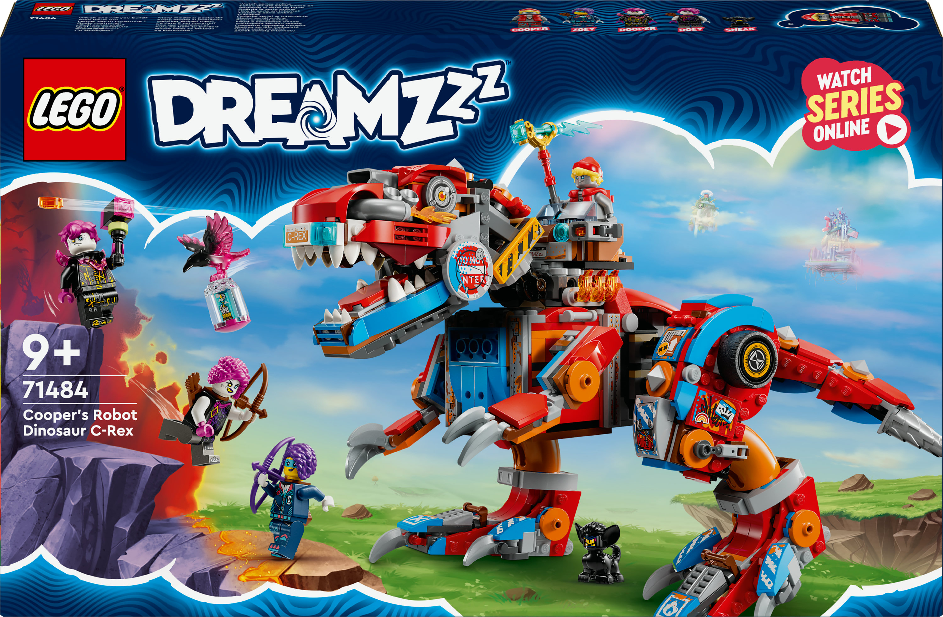 LEGO DREAMZzz 71484 Coopers Robotdinosaurus C.Rex
