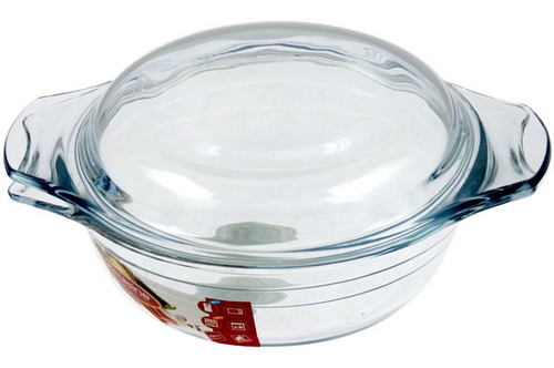 O Cuisine Ovenschaal 18x8.5 cm met Deksel - Borosilicaatglas - 1.4l (1l + 0.4l)