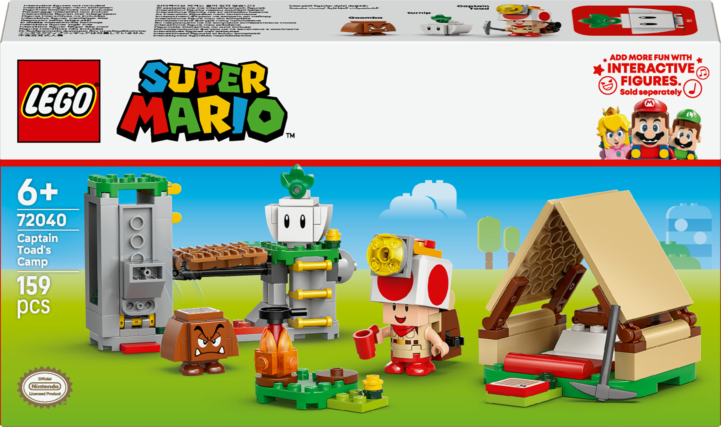 Lego Super Mario 72040 Toad -Baas Kampeerplaats