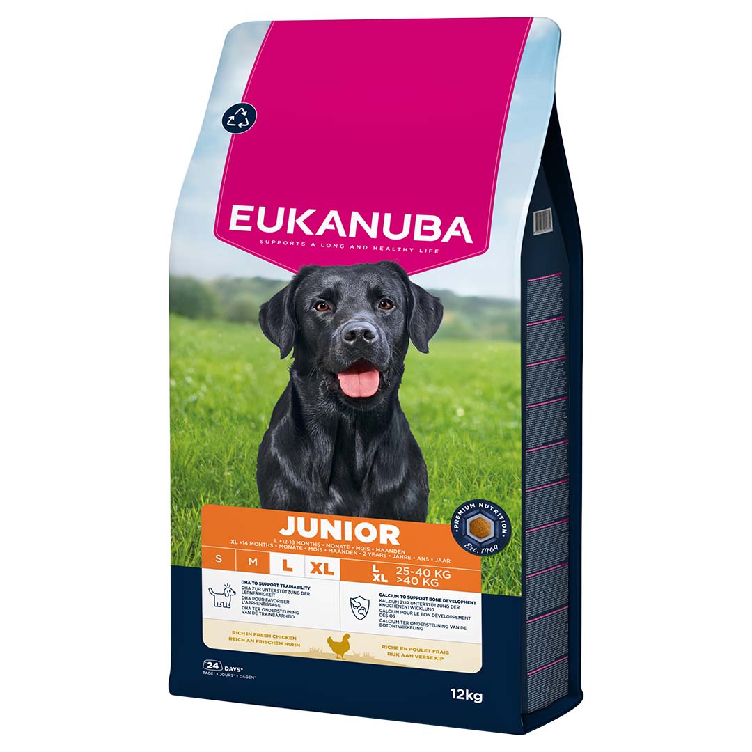 Eukanuba Hondenvoer Junior Large Kip 12 kg