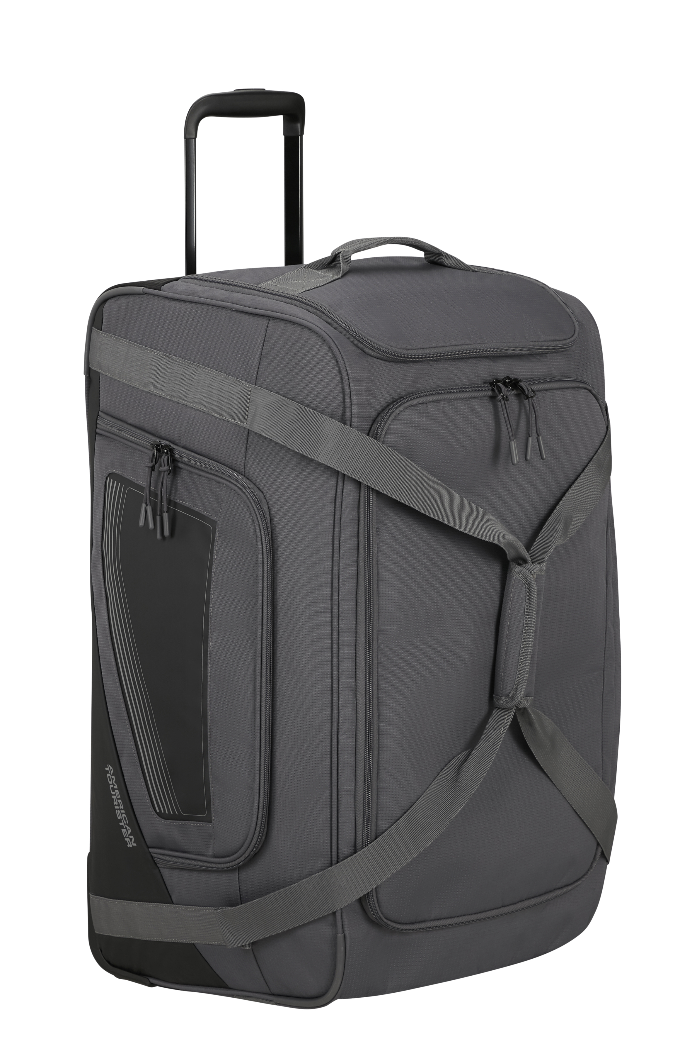 American Tourister Duffle City Racer M 98l Black 68x39x38 cm