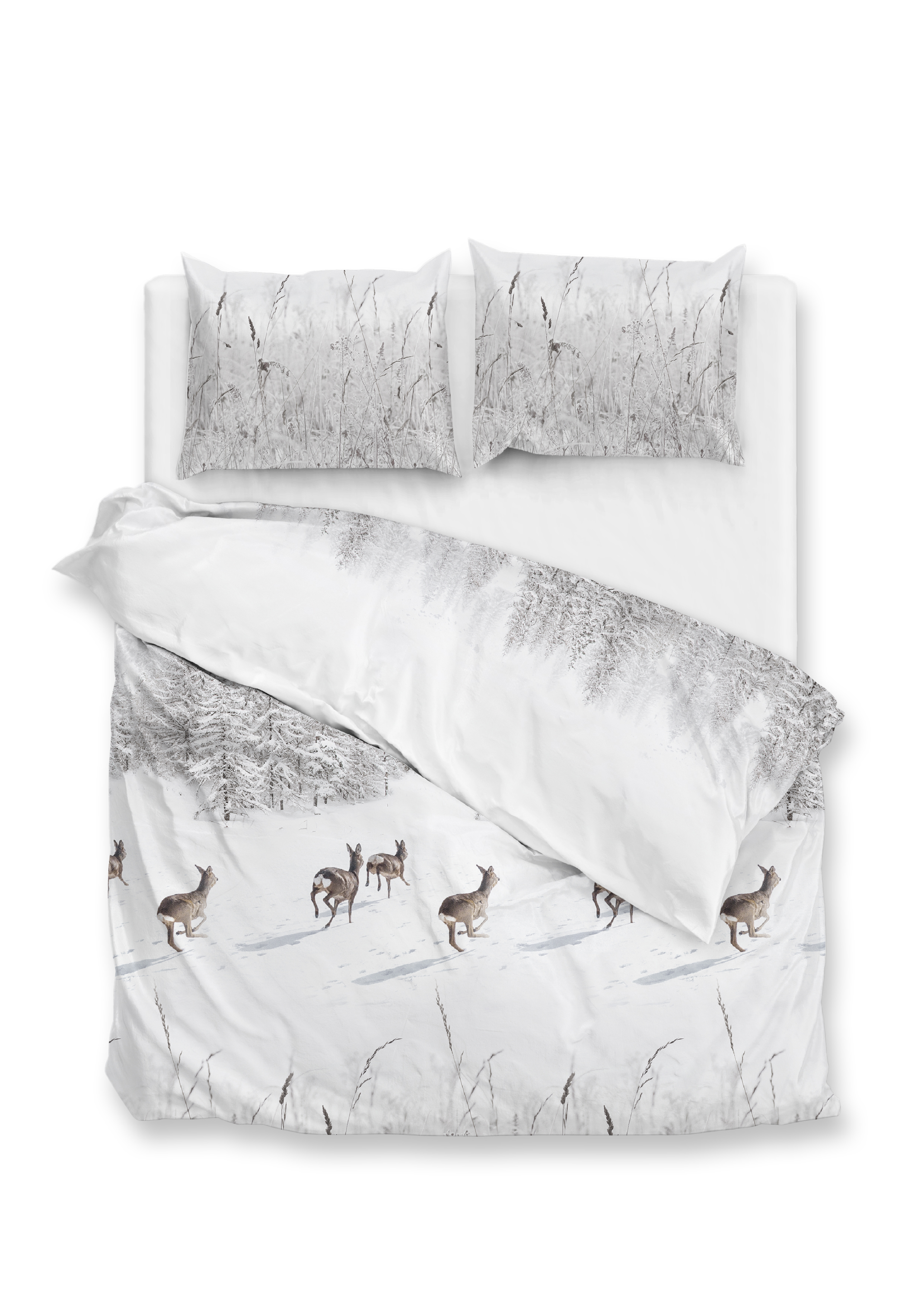 Zo!Home Dekbedovertrek Snowy White 140x220 cm Flanel
