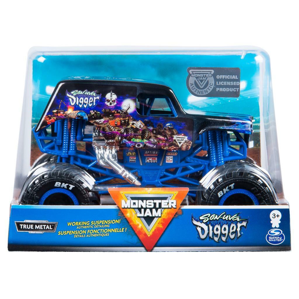 Monster Jam Metalen 1:24 Truck - Sun Uva Digger