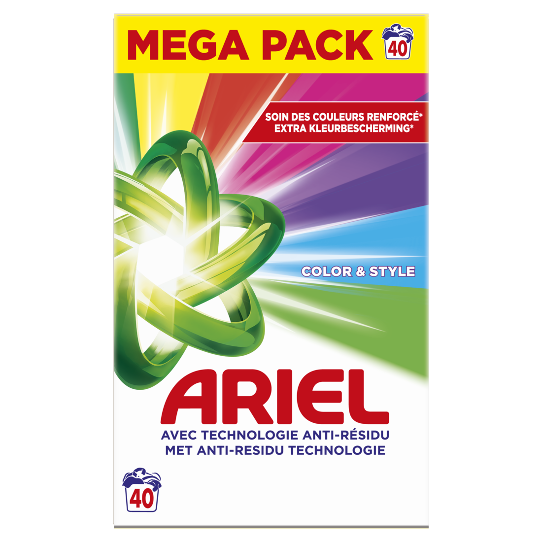 Ariel Waspoeder Color 40 scoops - 2.2 kg