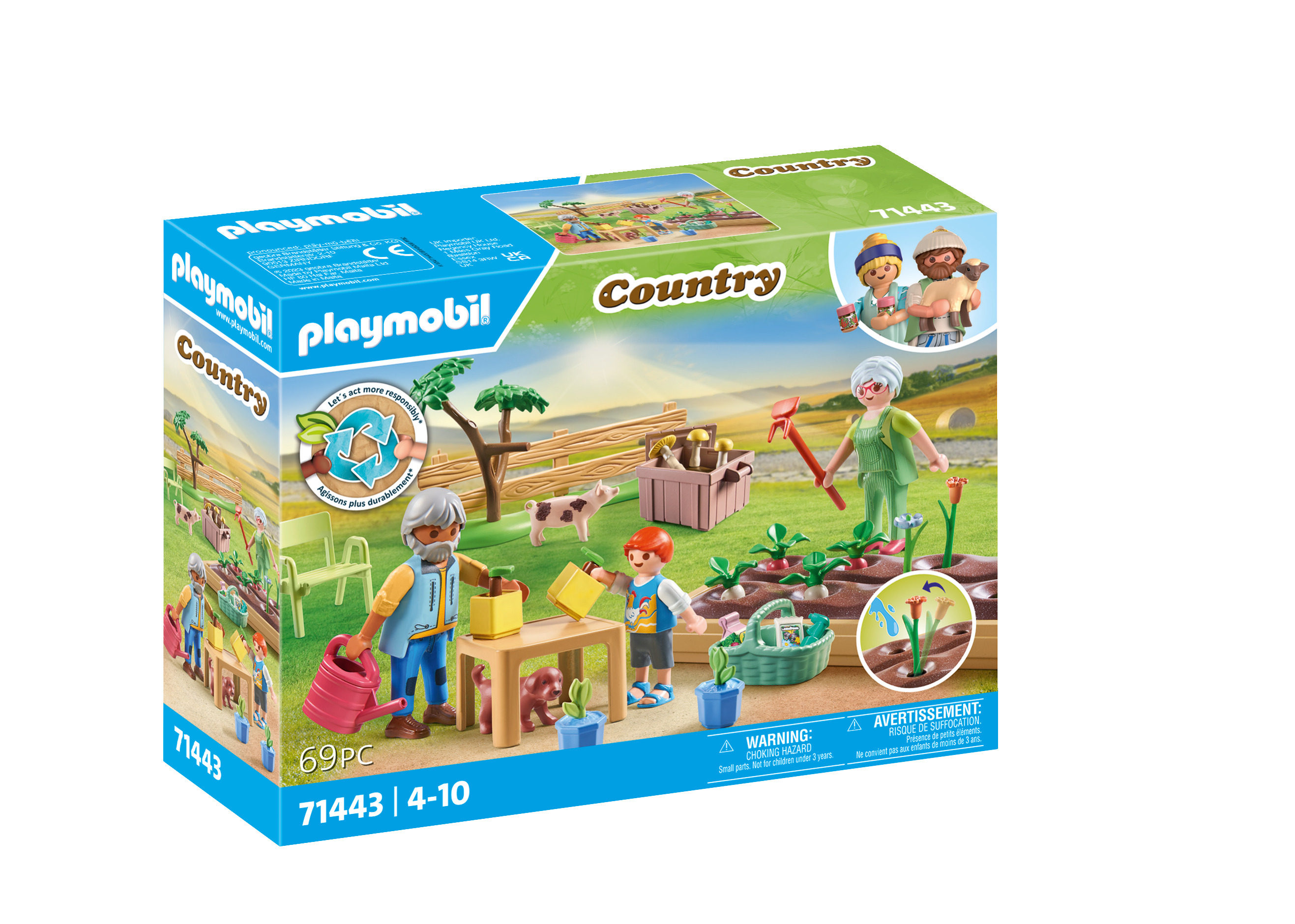 Playmobil Country 71443 Idyllische moestuin bij de grootouders