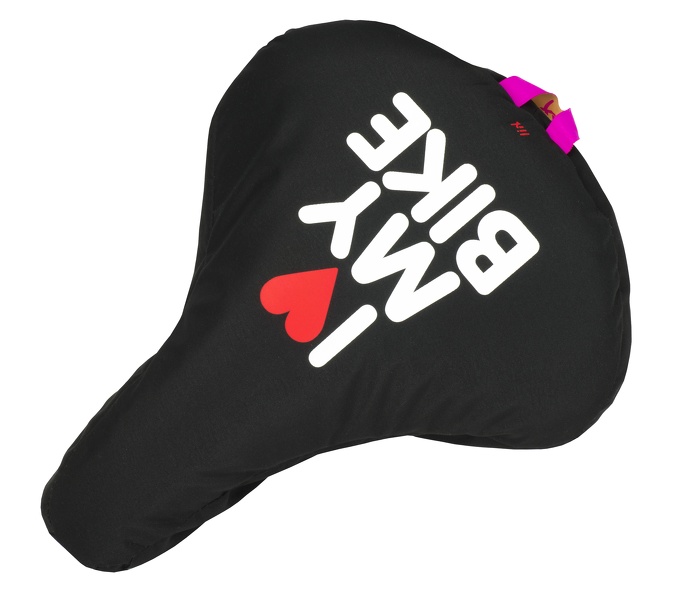 Liix Zadelhoes I Love My Bike Zwart