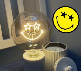 MITB Gloeilamp Starry Eyes G125 - E26 - 2W - Staand