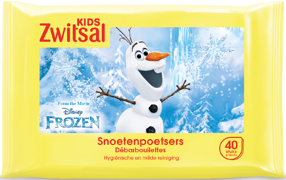 Zwitsal Vochtige Doekjes Disney 40 stuks Snoetenpoetsers