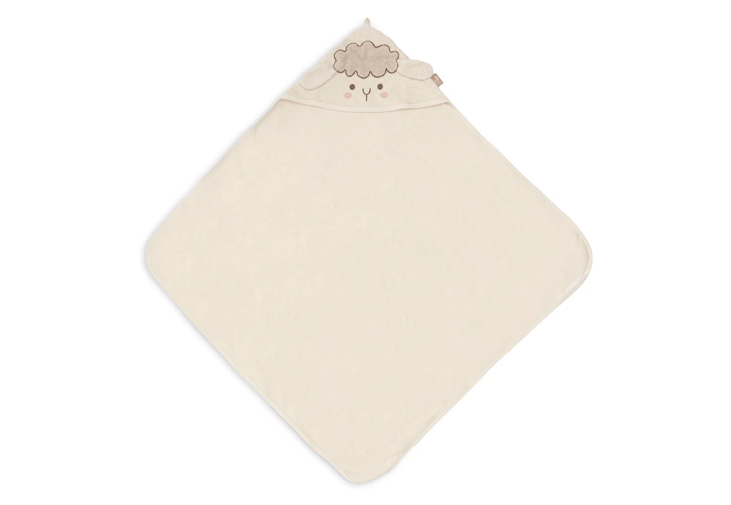 Jollein Badcape Badstof Sheep Sonny 75x75 cm