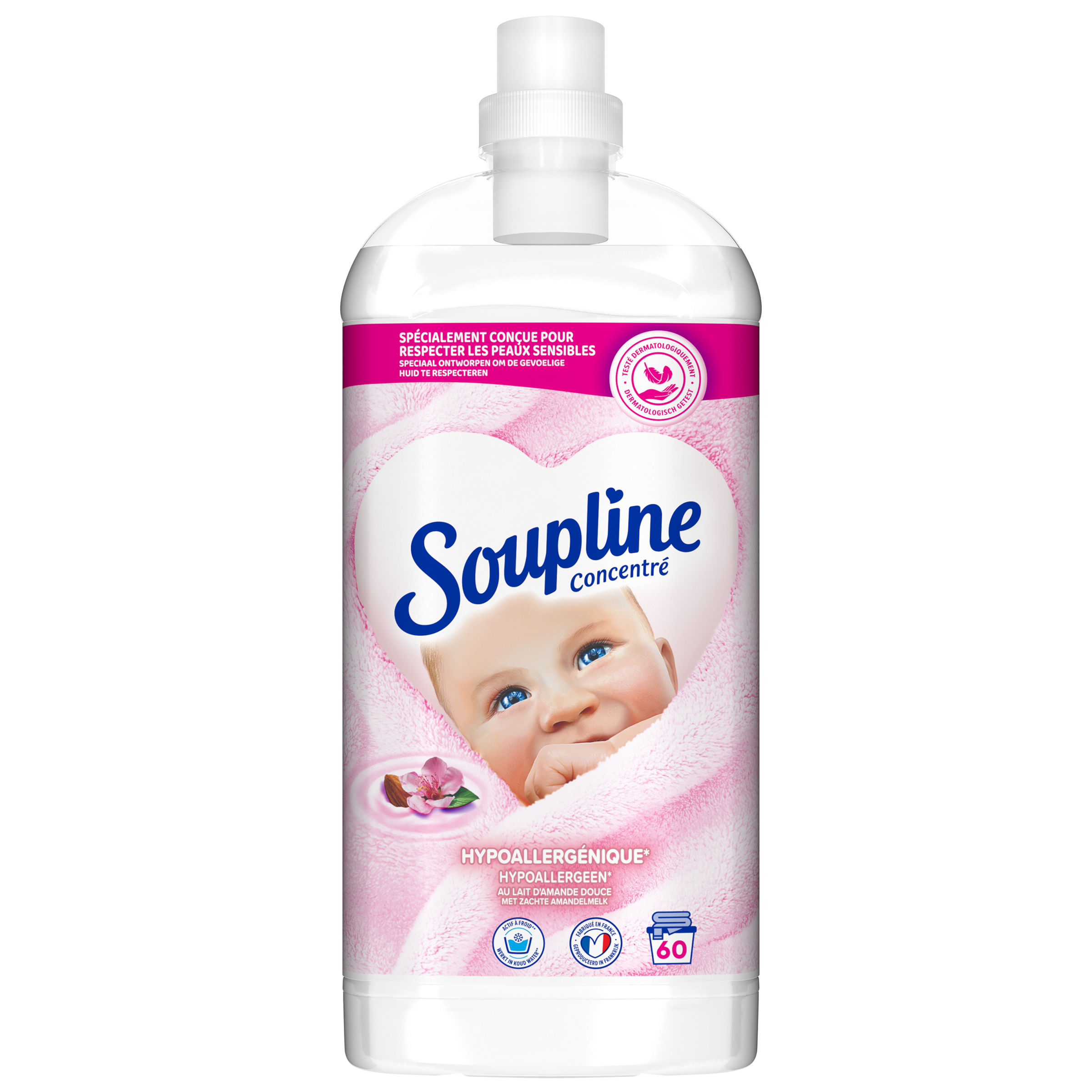 Soupline Wasverzachter Hypoallergeen  1,35 l - 60 scoops