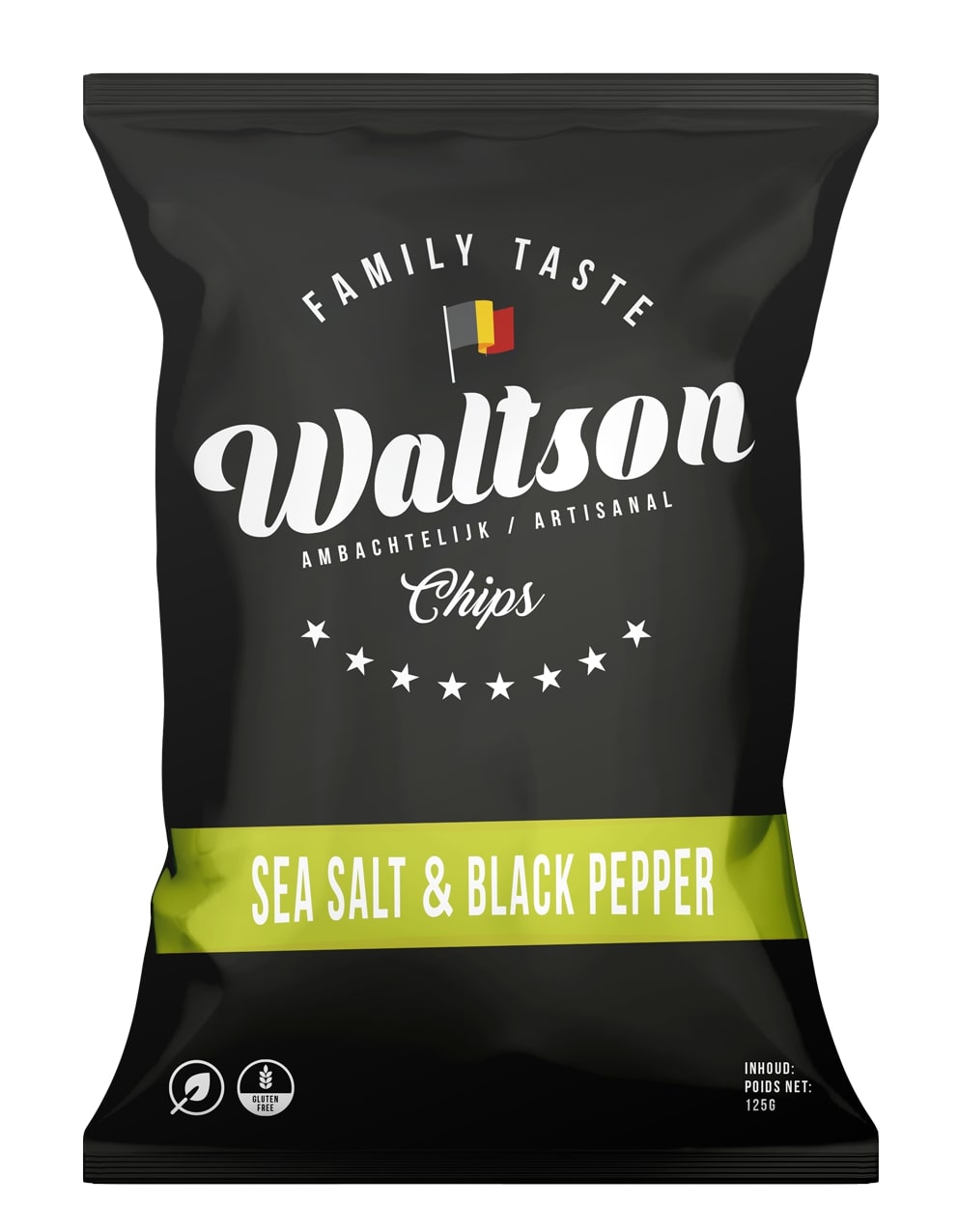Waltson Chips Sea Salt & Black Pepper Maxi Pack 125g
